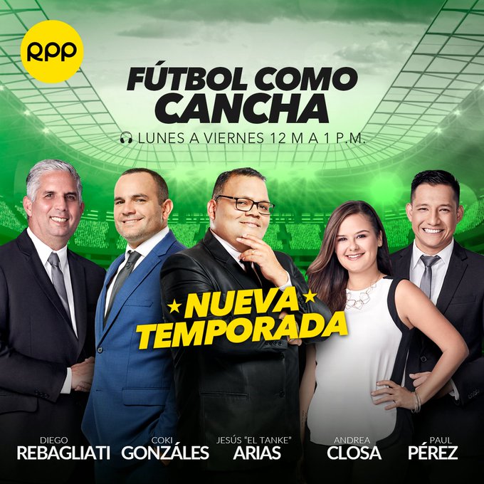 FutComoCancha's tweet photo. EN VIVO #FútbolComoCancha! 
@diegoreba, @andrea_closa 
, @CokigonzalesO y @eltankearias
 
[ESCUCHA AQUÍ] 👇

 📱#RPPplayer  https://t.co/Qlm8W3brc7 
@RPPNoticias
 📻89.7 FM y 730 AM https://t.co/Vi0wENKCbO