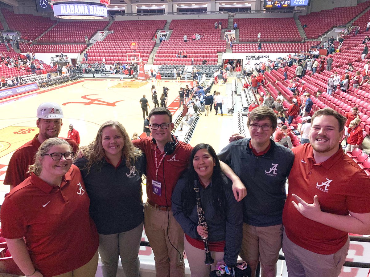 What a fun night cheering on the Crimson Tide. The Brothers in the Alabama Pepband cheered during our last home game of the season. We are ready to head to Nashville to continue our support for the Alabama MBB team. #MLITB #SEDSWAT20 #KKPsi #NN #rolltide #NashvilleStrong