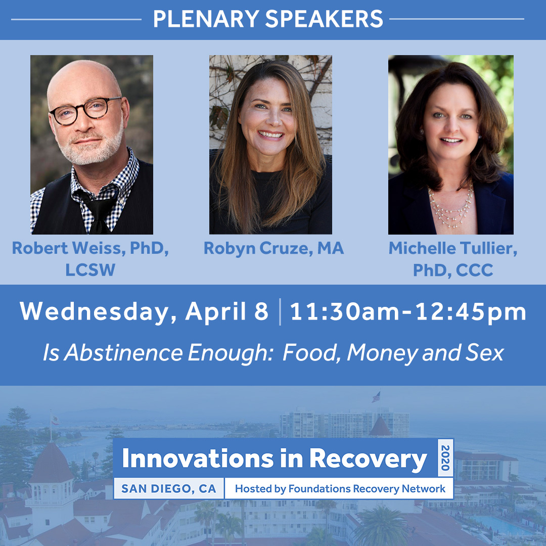 FRNevents's tweet photo. Is #Abstinence enough? Don't miss out on seeing these special plenary speakers on 4/8 at #IIR2020! Register now: https://t.co/Z6Eo615N9d  #Mentalhealth #BehavioralHealth https://t.co/QB0sZVKQnH