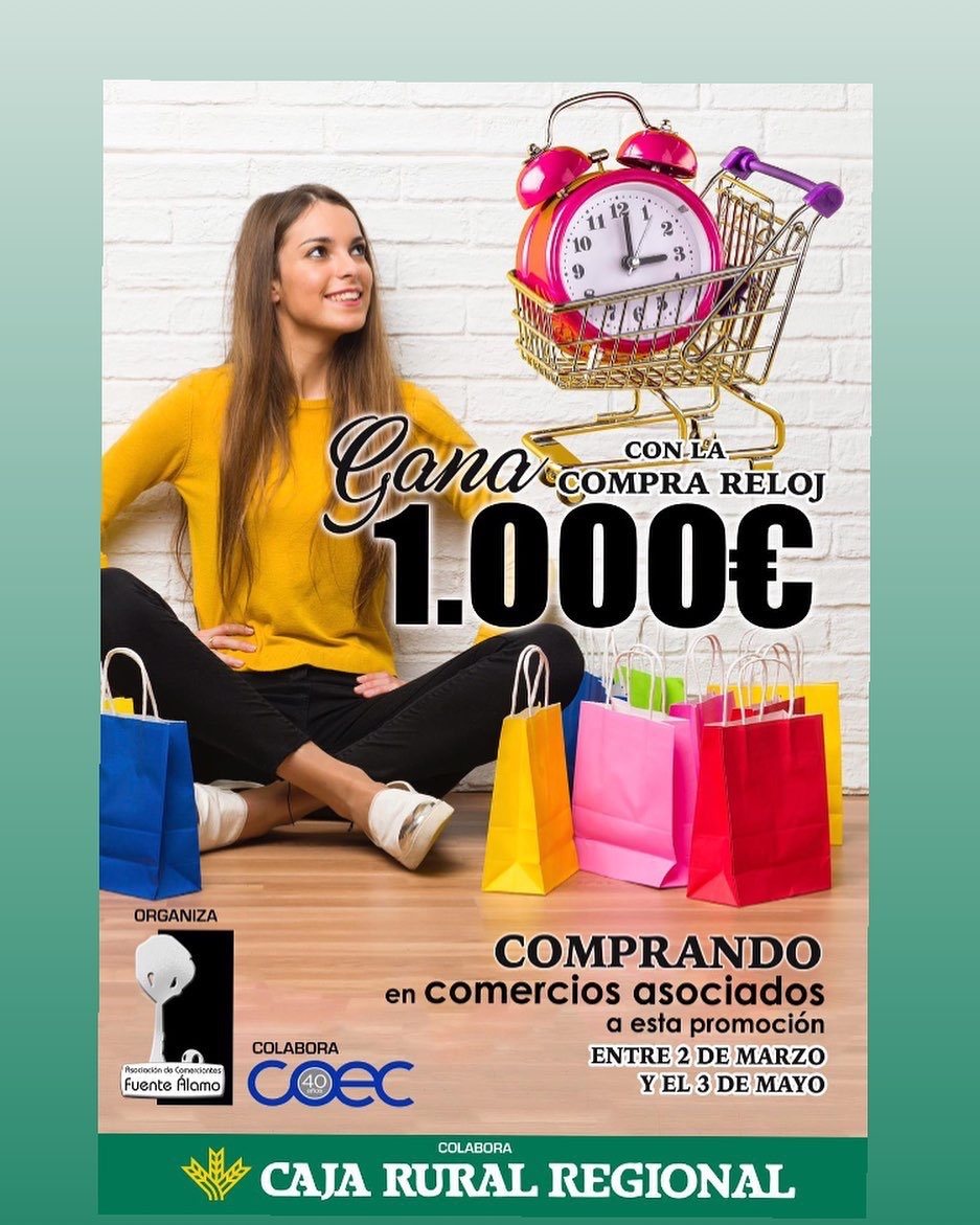Electroconesa's tweet photo. ¡¡Ha empezado la Campaña Compra Reloj!!
No pierdas la oportunidad de ganar 1.000€. Ayuda al comercio local.
Desde el 2 de marzo hasta el 3 de mayo
#electroconesa https://t.co/2VeODq8On3