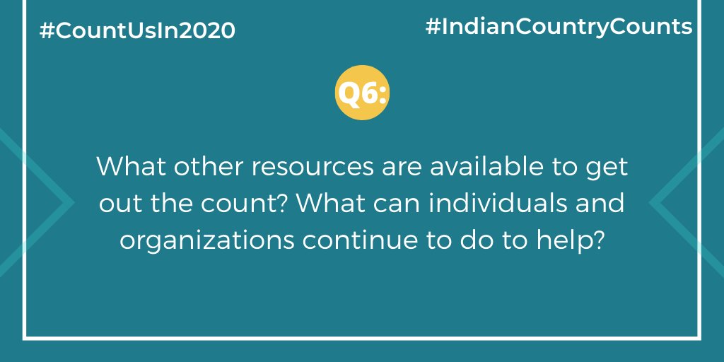 AAAJ_AAJC's tweet image. Q6: What other resources are available to get out the count? What can individuals and organizations continue to do to help? #CountUsIn2020 #IndianCountryCounts