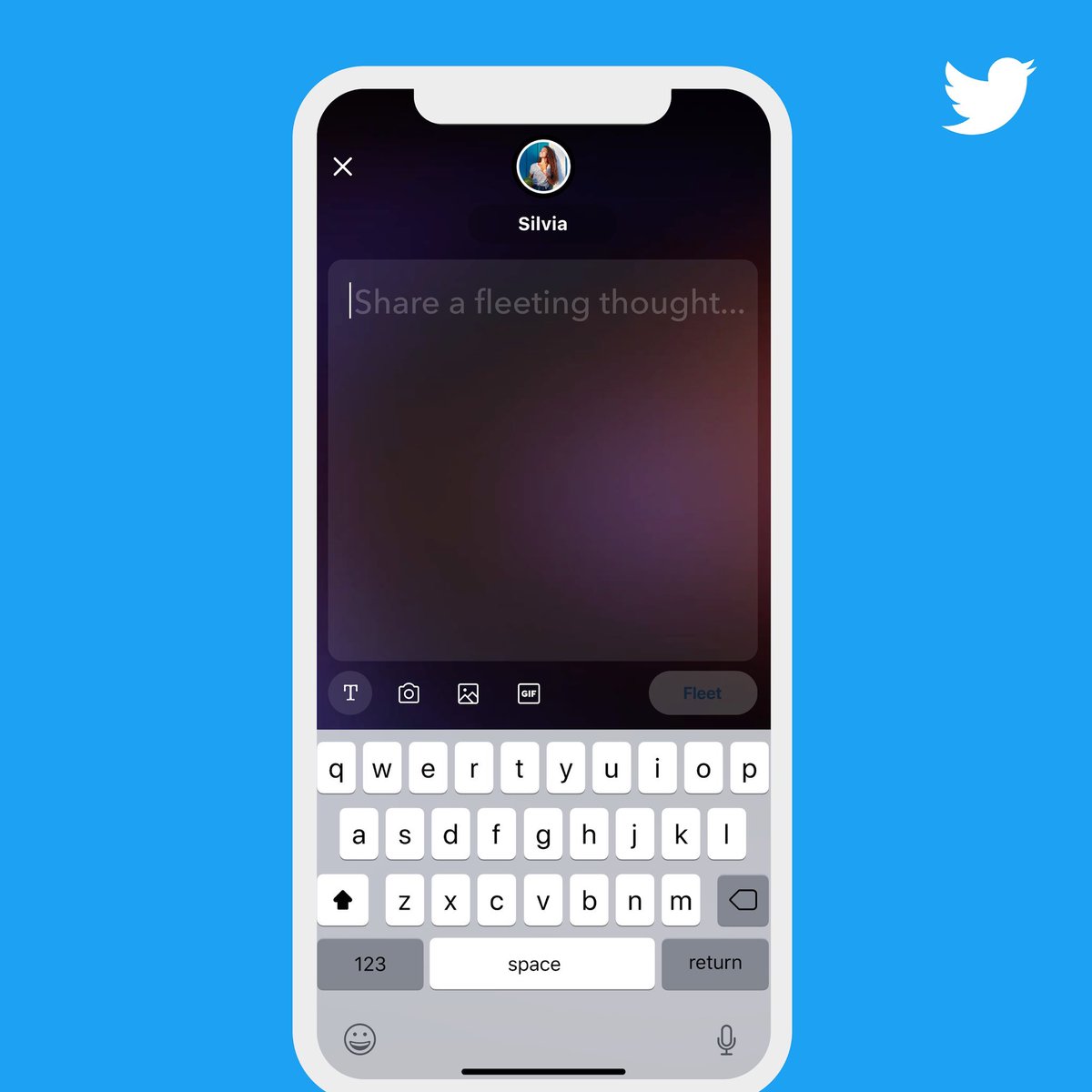 PopBase's tweet photo. Twitter will be rolling out a new feature called "Fleets”.

Fleets are a way to share “fleeting” thoughts. Unlike Tweets, Fleets disappear after 24 hours and don’t get Retweets, Likes, or public replies. https://t.co/hgVOsp3fVs
