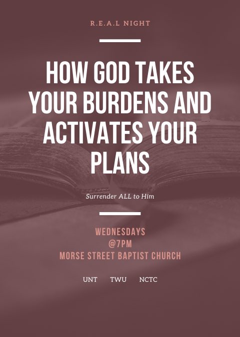 MSBCReal's tweet photo. 🚨R.E.A.L Night tonight @ 7pm🚨

Bring a friend and come see how God can turn nothing into something 🙏🏿#trustingtheprocess https://t.co/jvxVkfAkBa