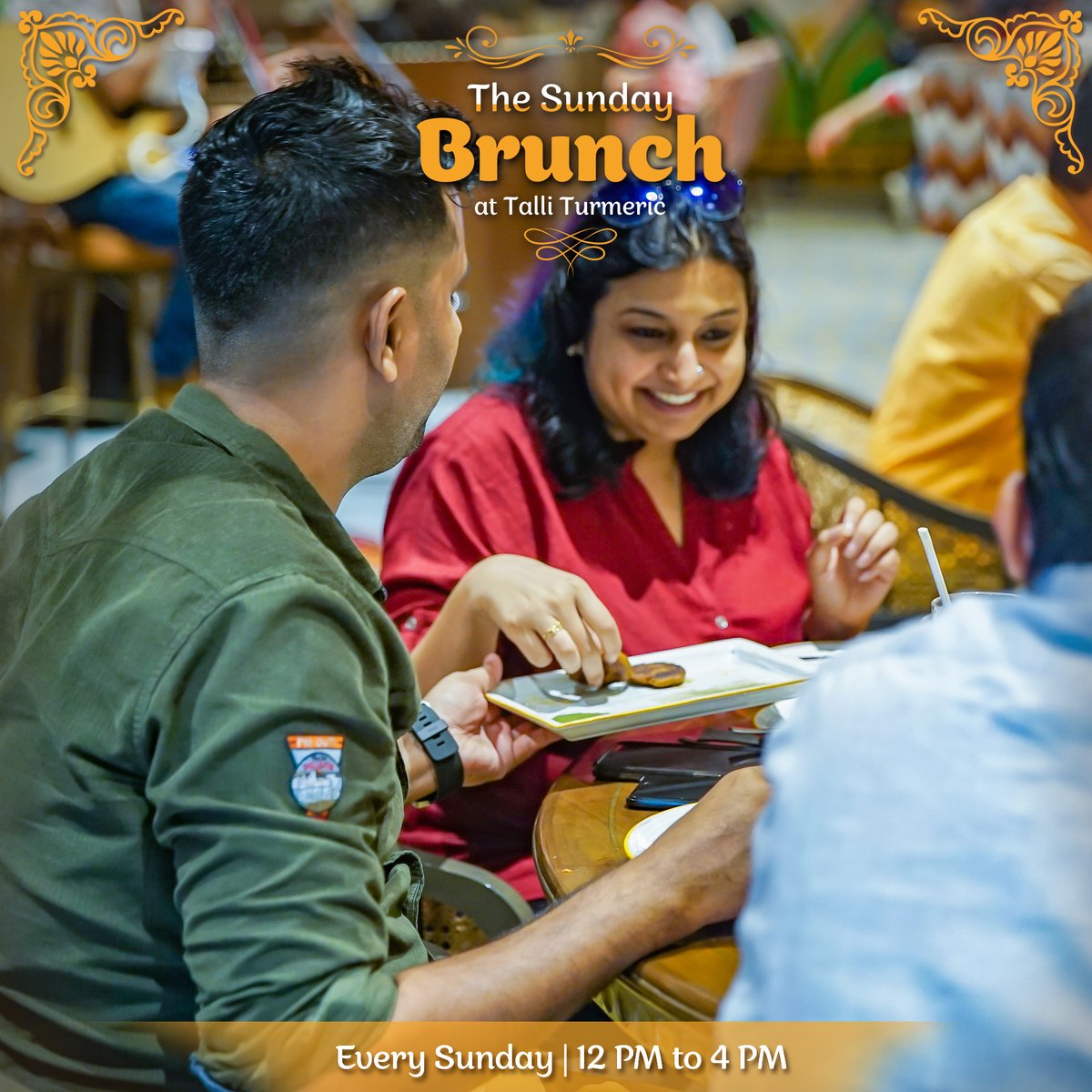 TalliTurmeric's tweet photo. This #InternationalWomensDay, treat the remarkable women in your life to a memorable meal with #TheSundayBrunch at Talli Turmeric. 💃🏻

Also, first cocktails for all the lovely ladies on the house! 

8th March | 12 PM - 4 PM.

For table reservations, call - 022 6736 3601 https://t.co/vjZvMPqdXX