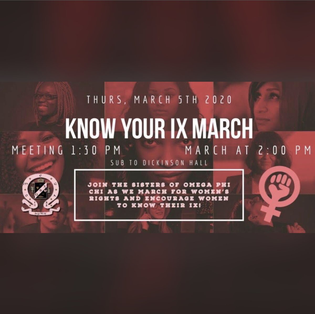 FDUStudentUnion's tweet photo. Tomorrow is @opc_omicronchapter ’s annual Know Your IX March! Head to the SUB Lobby at 1:30PM to take part.
#FDUMetro #FDUStudentUnion #FDUWhatsNew #MyFDU https://t.co/sla7y4ziBY