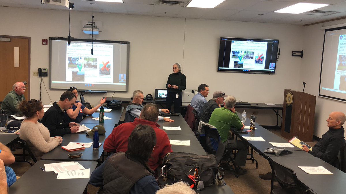 Kicking off Montezuma County’s Hazard Mitigation Plan Update with their MAC group and DHSEM Mitigation Office