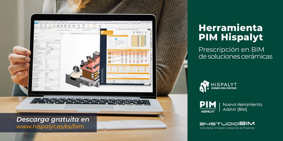 // PIM HISPALYT 2020

Os presentamos #PIMHispalyt, una herramienta GRATUITA para #REVIT desarrollada por <a href="/Hispalyt/">Hispalyt</a>, que facilita el diseño de proyectos en #BIM. Prescribe con la seguridad de cumplir el #CTE.

Descárgala en: hispalyt.es/es/bim

#arquitectura #construccion
