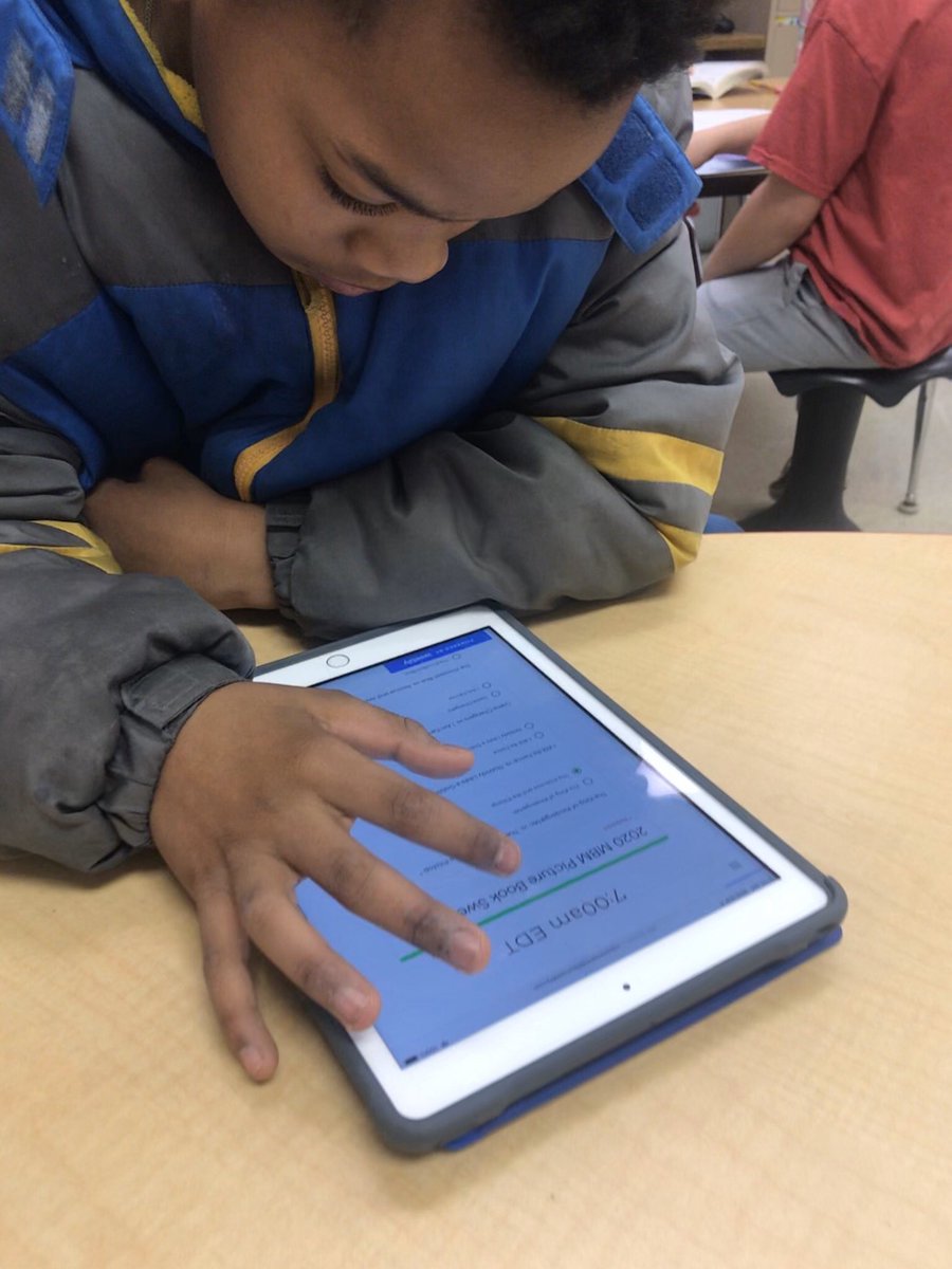 MrsFether's tweet photo. My 3rd graders couldn’t wait to vote in the Sweet 16 round of March Book Madness. There were some agonizing, head-in-your-hands decisions to make!! My ❤️ is happy with how invested they are in these books!! #MBM2020 #FethersFlock #BexleyBold https://t.co/OcvdOcotSZ