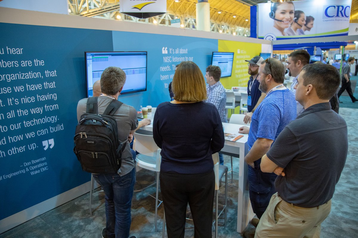 NISC_coop's tweet photo. It's our last day at the #TechAdvantage2020 expo! Come see us in booth 2001 and visit with our subject matter experts to learn what makes NISC different.
#NISCPromise #NRECA20 @NRECANews https://t.co/KWC7nOhhc9