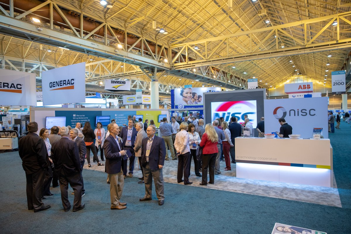 NISC_coop's tweet photo. It's our last day at the #TechAdvantage2020 expo! Come see us in booth 2001 and visit with our subject matter experts to learn what makes NISC different.
#NISCPromise #NRECA20 @NRECANews https://t.co/KWC7nOhhc9