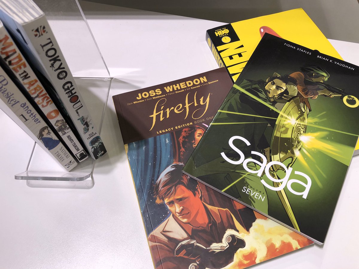 IndigoTheCore's tweet photo. It’s Buy 2 Get the 3rd Free on all Adult Graphic Novels and Manga! Stock up this month! #graphicnovels #manga #coreshopping #indigospirit https://t.co/HrhdHnVZMT