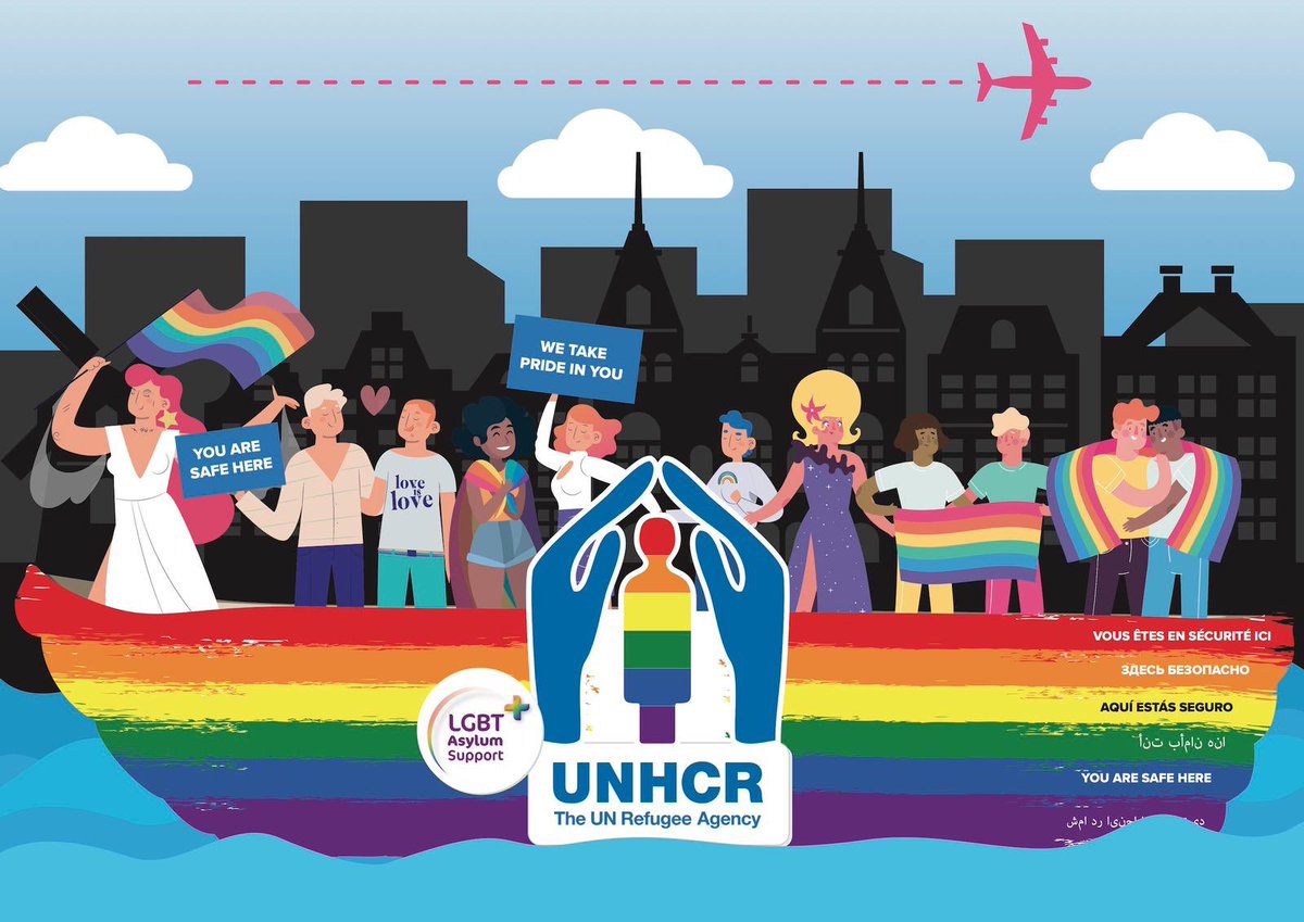 UNHCR_Nederland's tweet photo. UNHCR en LGBT Asylum Support zijn diep teleurgesteld over de uitspraken van @amsterdampride voorzitter @FritsHuffnagel.
Wij komen op voor de rechten van alle vluchtelingen, inclusief LHBTI+. Aandacht voor hun lot is harder nodig dan ooit: https://t.co/EcS69ZqEXz #AmsterdamPride https://t.co/WYzYsk7P7E