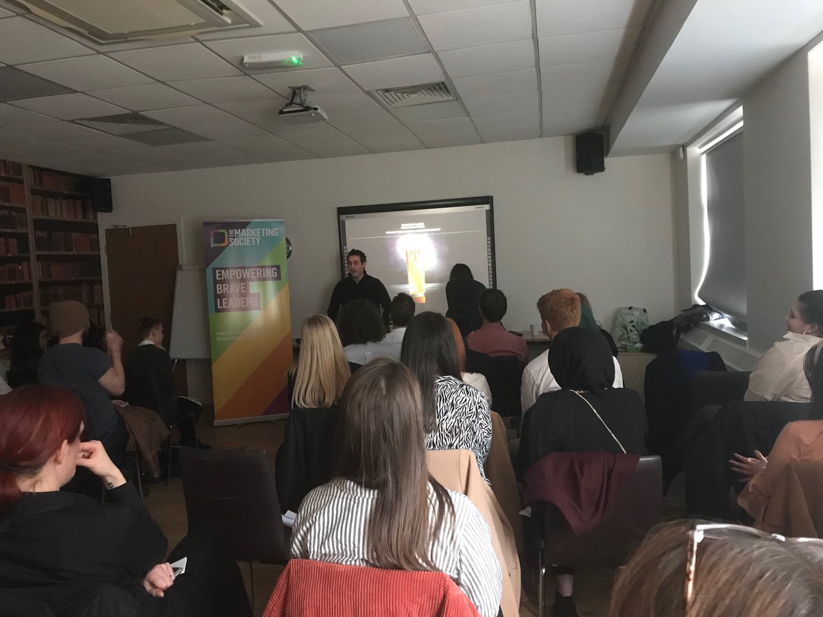 CHill1005's tweet photo. Duncan Frew @TennentsLager inspiring our @MarketingSocSco  Student Marketing Societies to follow a career in marketing #studentgathering20 https://t.co/Cwh4c51I5h