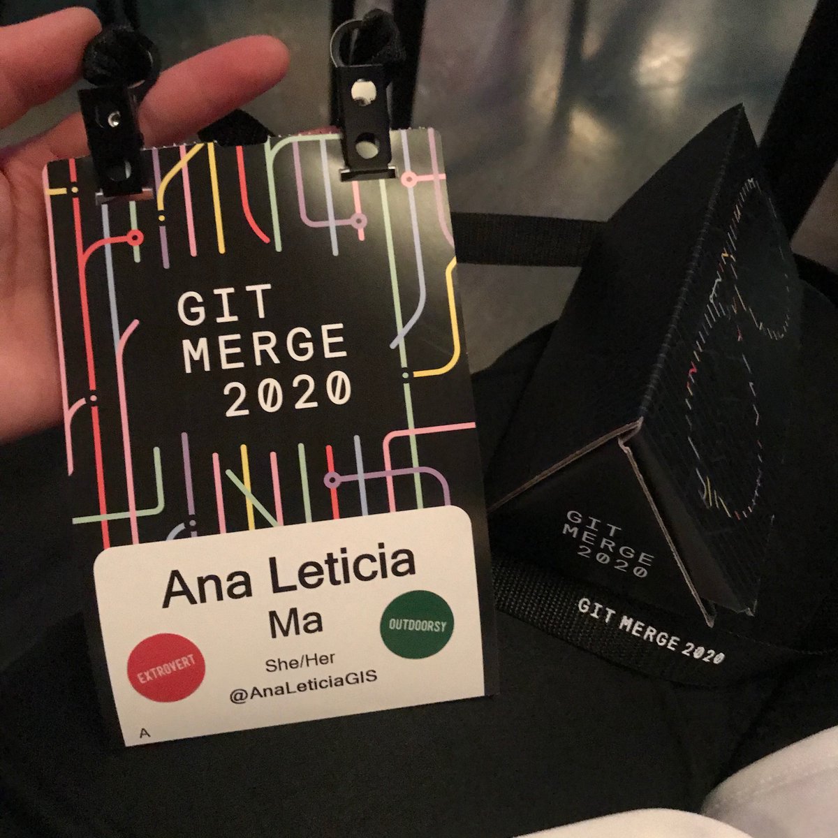 AnaLeticiaGIS's tweet image. I survived LA traffic to get here. 🥳 #GITMERGE