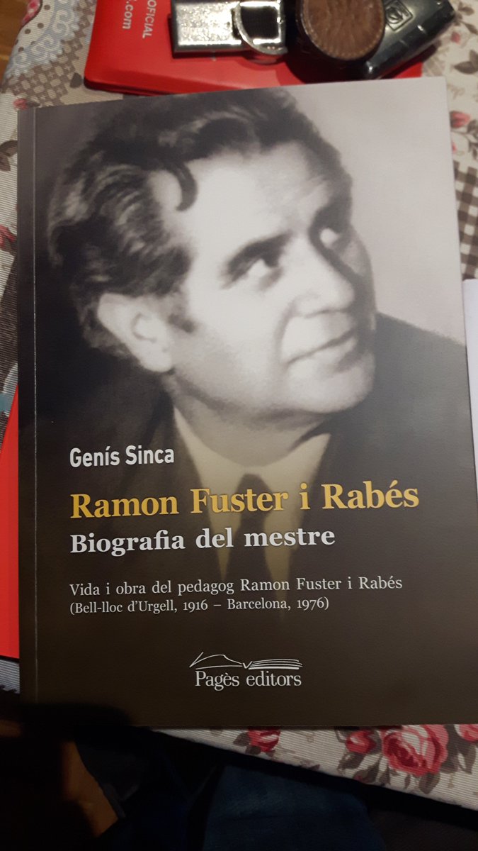 GenisSinca's tweet photo. @XSalaimartin @PagesEditors Homenatge al teu pare, Emili Sala, que bé que s'ho mereix. A #RamonFuster #Biografiadel mestre https://t.co/4Yty9QF36x
