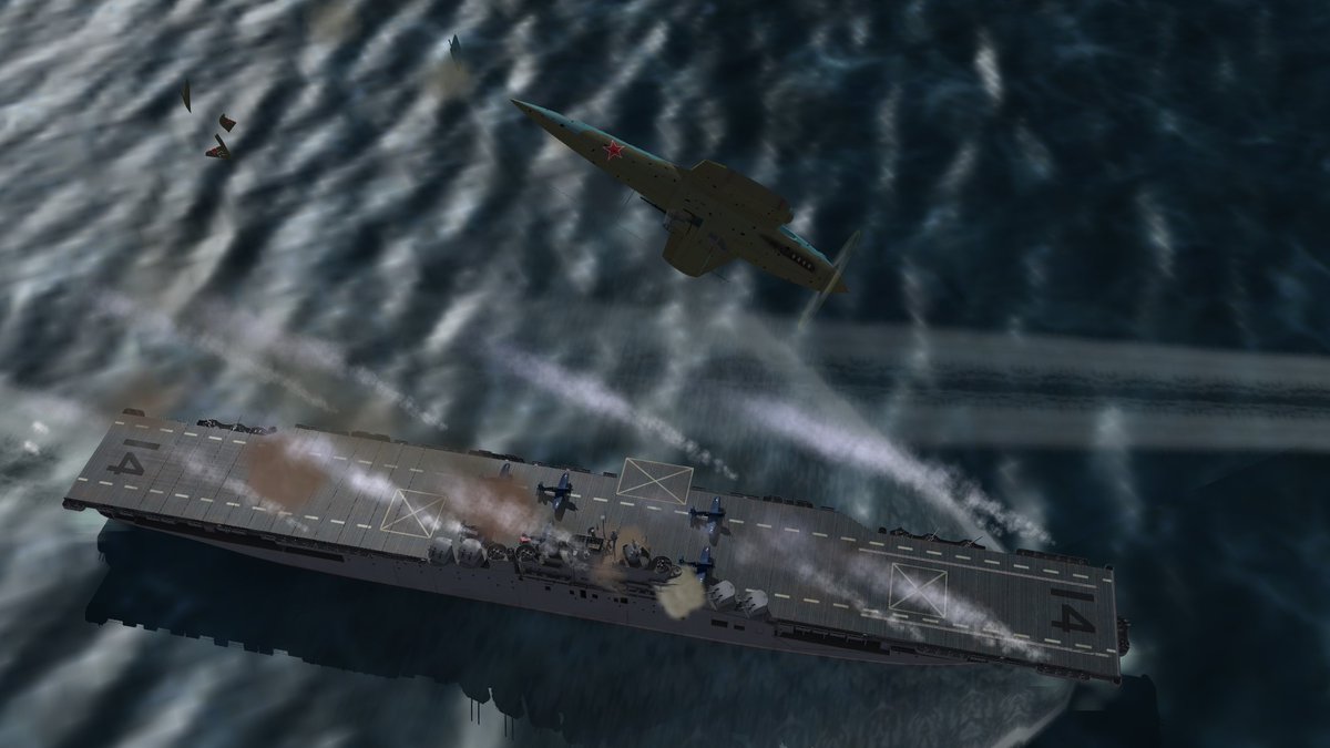 wxiaozhu's tweet photo. IL-10 dive bombing CV-14,its a really hard mission
#strikefighters2 #thirdwire https://t.co/kKkBxn0jOk