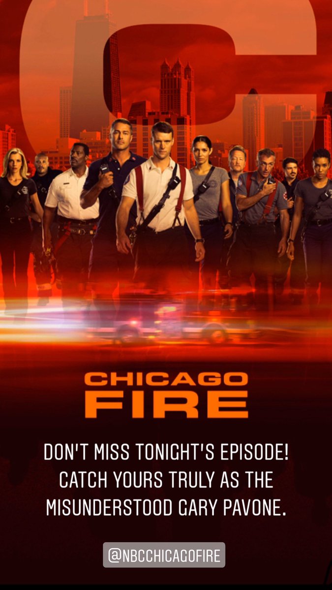 david_bianco's tweet photo. Happy to share the news that TONIGHT 9/8c on @nbcchicagofire I’ll be playing Gary Pavone. (Season 8. Episode 16) @nbcchicagofire @lilystalent @jenblairbianco thanks for prepping me for the audition and for sharing life with me. Thanks @clairesimoncasting for the push. Tune in! https://t.co/AHX6hbYNzK