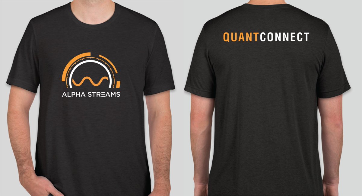 QuantConnect's tweet image. Hey #QuantCommunity, don’t miss out on getting the comfiest, coolest shirt you’ll ever own. Today is the last day to submit this form and get a QC Alpha Streams shirt for free! Fill out this form to claim yours: forms.gle/AGbKeyKhxCKUhP…