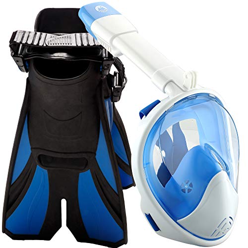 BuyExcellent's tweet photo. Snorkel Set Full Face with Swim Fins.✔️ BEST SNORKEL MASK FULL FACE SET FOR THE WHOLE FAMILY - Choose between ADULT &amp; KIDS sets and experience the newest evolution in snorkeling masks technology:  #Diving #Snorkeling #SnorkelingFins https://t.co/F6e0eOLnHP https://t.co/PAIVLjXTqP