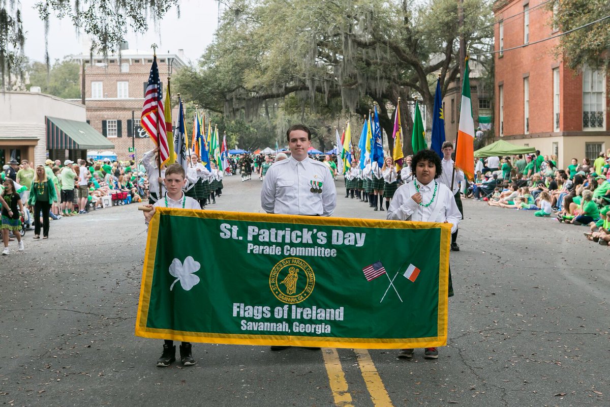 VisitSavannah's tweet photo. Why is St. Patrick's Day such a big deal in #Savannah? We've got the answer! ☘️ https://t.co/jfQCkh0dqM https://t.co/DVjvNetWME