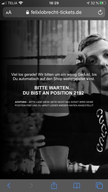 LSommerfeldt's tweet photo. @felix_lobrecht leider Server aufgegangen bei Position... https://t.co/C5sWdVpGko