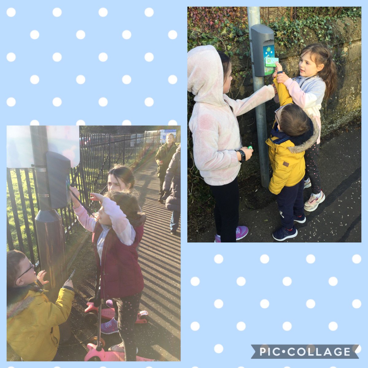 HanAddison's tweet photo. We went out to get those points in for @OLM_Primary on this beautiful, sunny afternoon! @BTSEastRen https://t.co/JolO9m6vk6