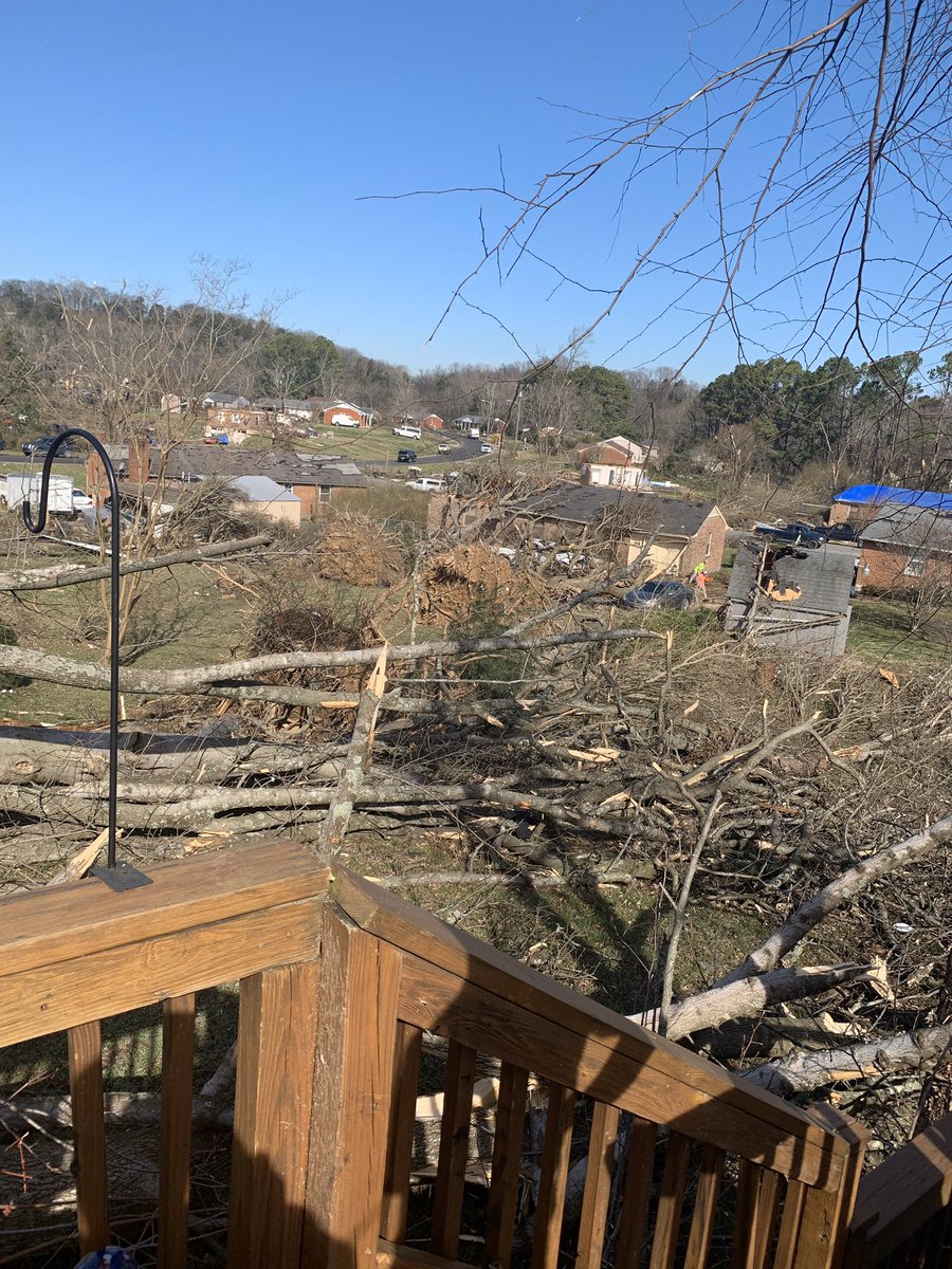 WKU_FarmHouse's tweet photo. Some of the brothers of Farmhouse travelled to Nashville to help the community recover from the tragic tornado that hit on Monday night. #PrayForNashville https://t.co/iTHi7lJRWz