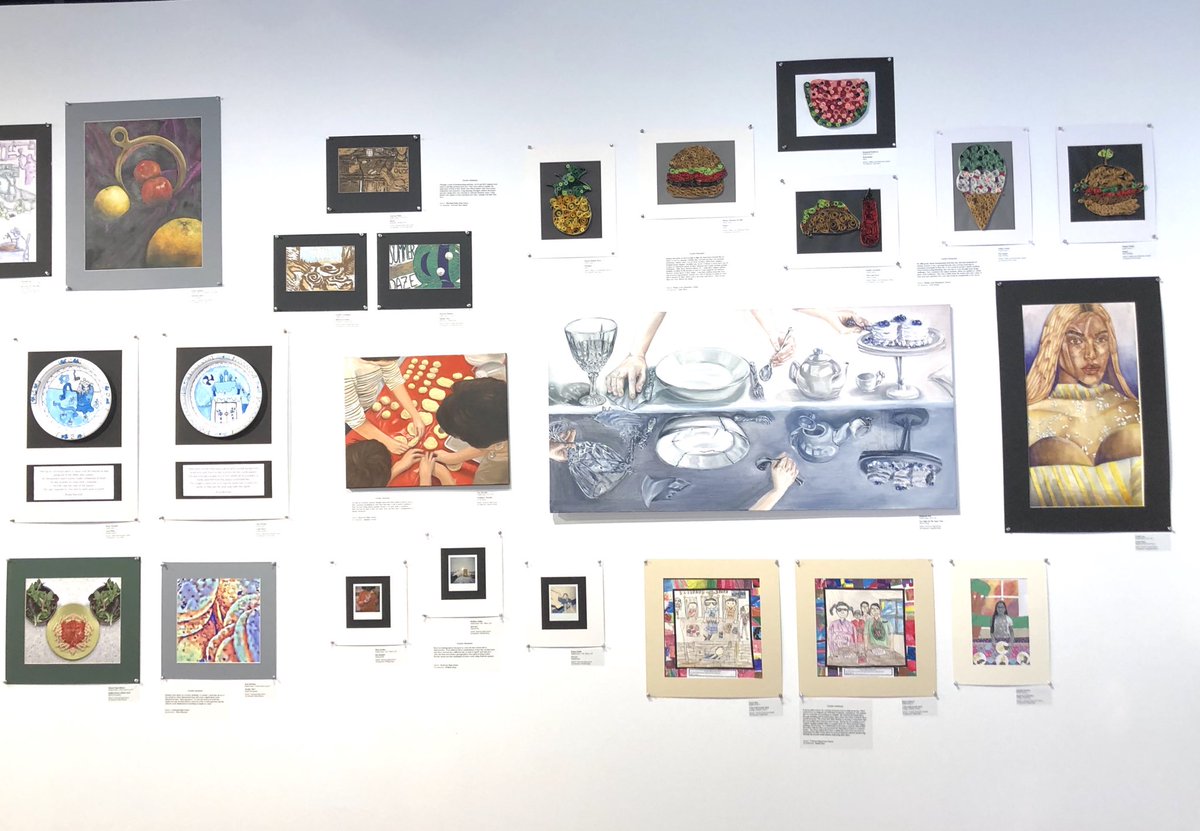 hcpss_visualart's tweet image. Food for Thought: Breaking Bread Building Community. HCPSS K-12 student exhibition opens March 6.  Congratulations to all the student artists and their teachers. ⁦@hcpss_FineArts⁩ ⁦@HcpssA⁩  ⁦@hocoarts⁩