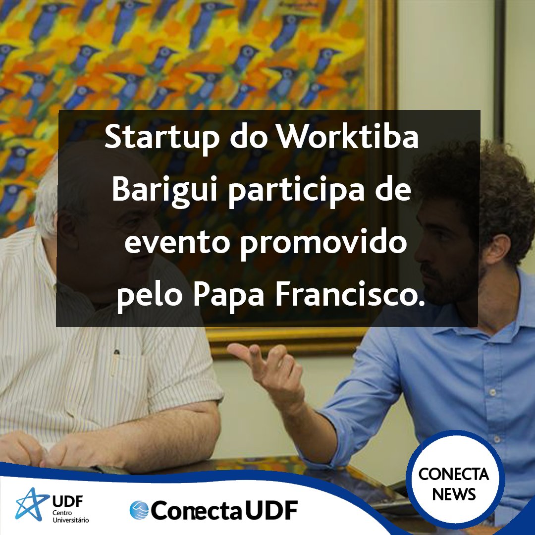 conectaudf's tweet photo. Startup curitibana participa de evento promovido pelo Papa Francisco. Saiba mais: https://t.co/kZxiF13MdG https://t.co/VzrXjZDpL9