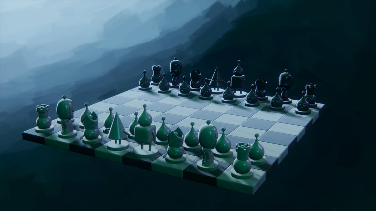 duckenomics's tweet photo. I'm fairly close to working pawn logic. The full game will also have different lighting settings #MadeInDreams https://t.co/eiL6QA6owZ