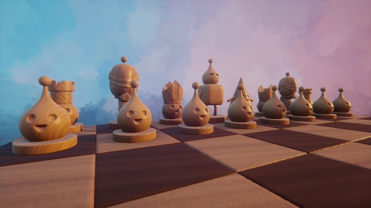 duckenomics's tweet photo. I'm fairly close to working pawn logic. The full game will also have different lighting settings #MadeInDreams https://t.co/eiL6QA6owZ