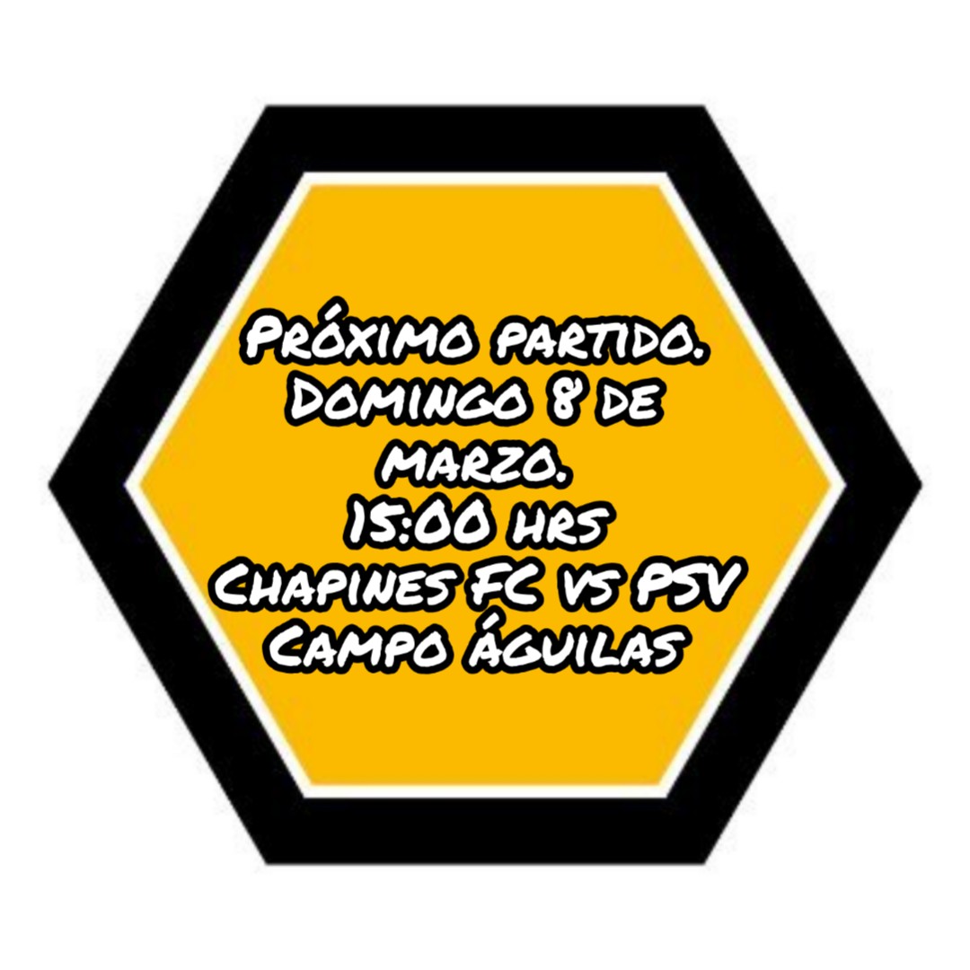 ChapinesFC's tweet photo. 🚨🚨🚨🚨🚨
Próximo encuentro..
#ChapinesFCxpsv J10 de #LaCopa🏆
⚽🐺💛🖤🇲🇽
⌚Domingo 8. 15:00 hrs
📍Campo Águilas

Vamos juntos por la victoria equipo!!
#SoloXJugarFútbol #Pitz https://t.co/HYx14mDuzo