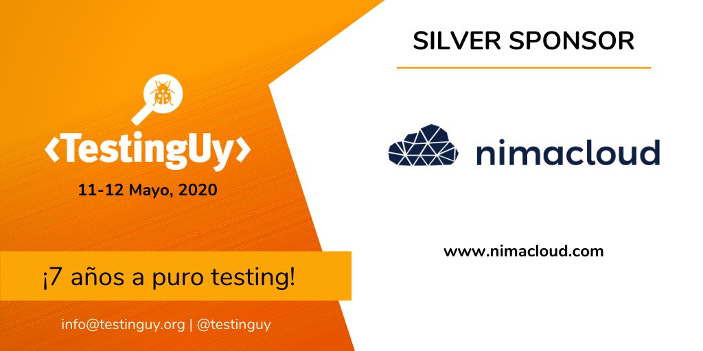 nimacloud's tweet photo. ¡En mayo llega una nueva #TestingUy y estamos muy contentos de formar parte de ella!
No te pierdas la 7ma edición del principal encuentro sobre #Testing de Uruguay y la región que se realizará el 11 y 12 de mayo https://t.co/4DXHIpfJTp https://t.co/vlhlHRabRW