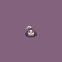 arustymonky's tweet photo. A simpler piece for yesterday, day three of #MarchMobs: a Hershey Kiss ... of DEATH! Food Minion. #pixelart https://t.co/oAVA1VU0sK