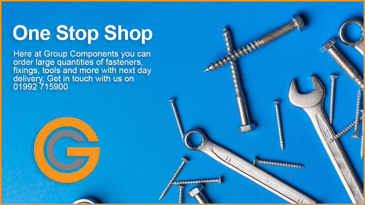 GComponents's tweet photo. Here at Group Components you can find everything you need for you #construction, #manufacturing or #engineering project - get in touch with the team here > https://t.co/tXmJyM6e8Y

#EngineeringSupplies #ConstructionSupplies #ManufacturingSupplies https://t.co/vMvFbjr4Ge