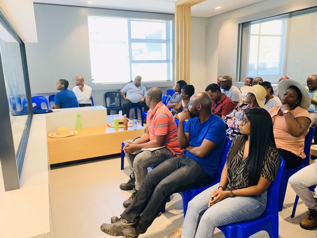 wash_centre_sa's tweet photo. The PRG was invited to a tour of @UmgeniWater Darvill plant earlier today, along with DUT and other Umgeni Water employees. Was eye-opening as tremendous work is being undertaken by the utility, and the visit revealed potential project collaborations in future.
#prgsa https://t.co/l9OS80erWj