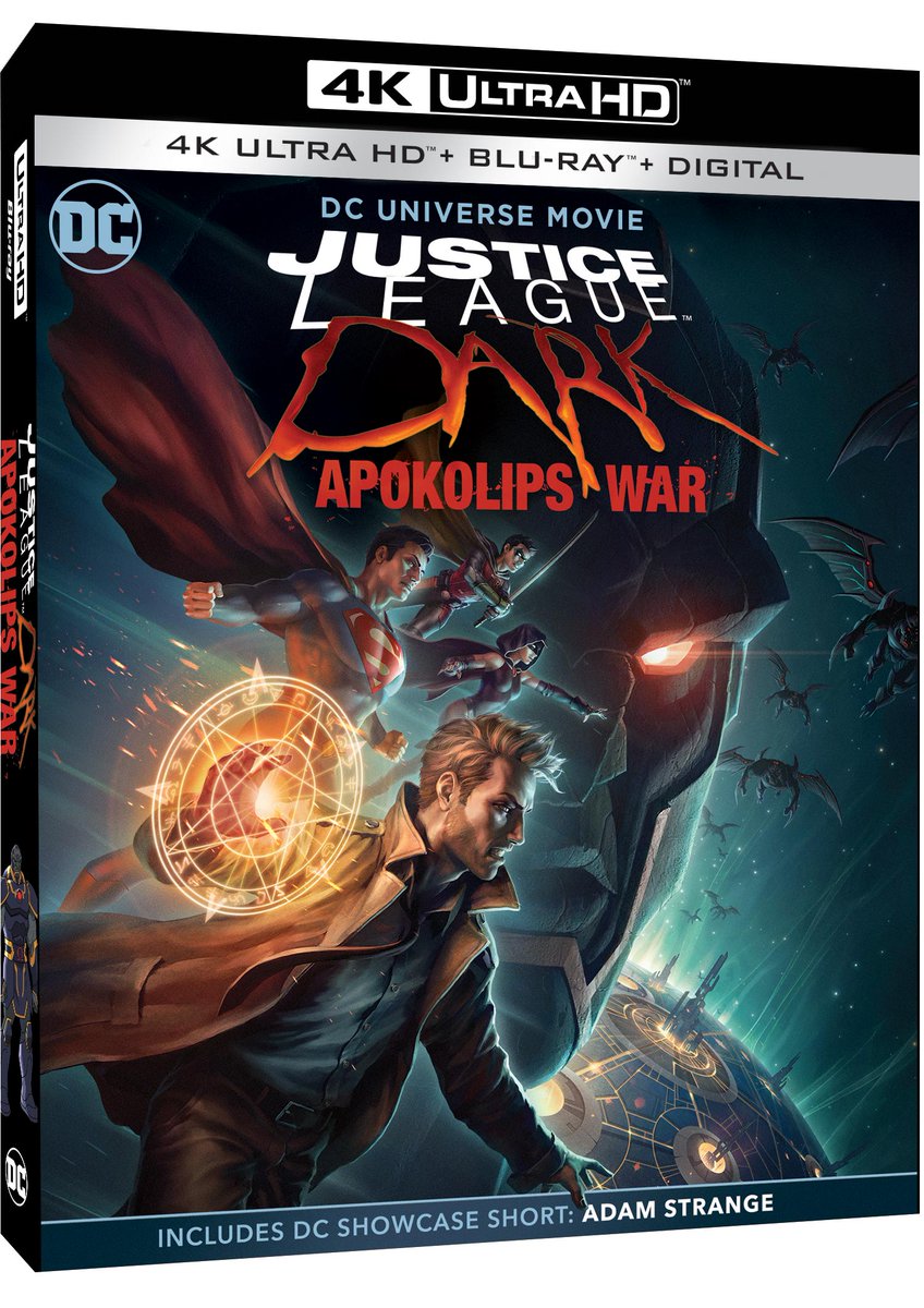 SuperPRGuy's tweet photo. Forecast for May: DARK!
"Justice League Dark: Apokolips War" on Digital (5/5) &amp; 4K/Blu-ray/DVD (5/19). @mattryanreal @taissafarmiga @MrJerryOC @TonyTodd54 lead stellar cast.
#JLDarkApokolipsWar features #DCShowcase "Adam Strange" voiced by @TheCharlieWeber
https://t.co/l6i4iLPEdE https://t.co/QjZdHTfsv4