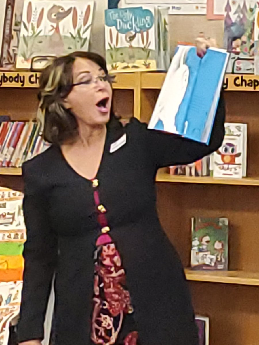 JohnJanezic's tweet photo. Day 2 for Kandyce at Sanborn. Reading to 4th grade and 6th grade. #readacrosstheworld @SanbornSuns https://t.co/7Y12AFcsXX
