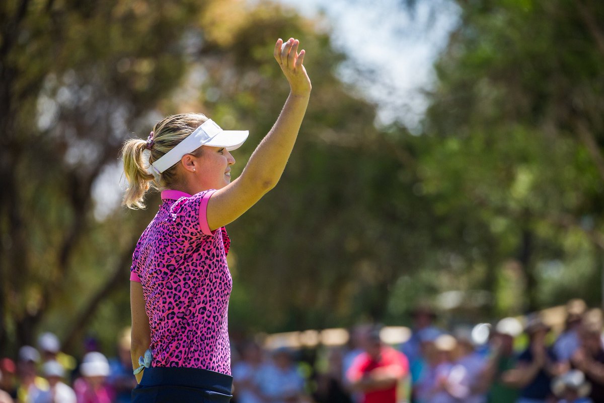 LETgolf's tweet photo. Moving on up ⬆️

@camillalennarth secured third position at the #WomensNSWOpen &amp; has moved up to fifth position on the #RaceToCostaDelSol  🙌🏻 https://t.co/lFJyVDRW6x