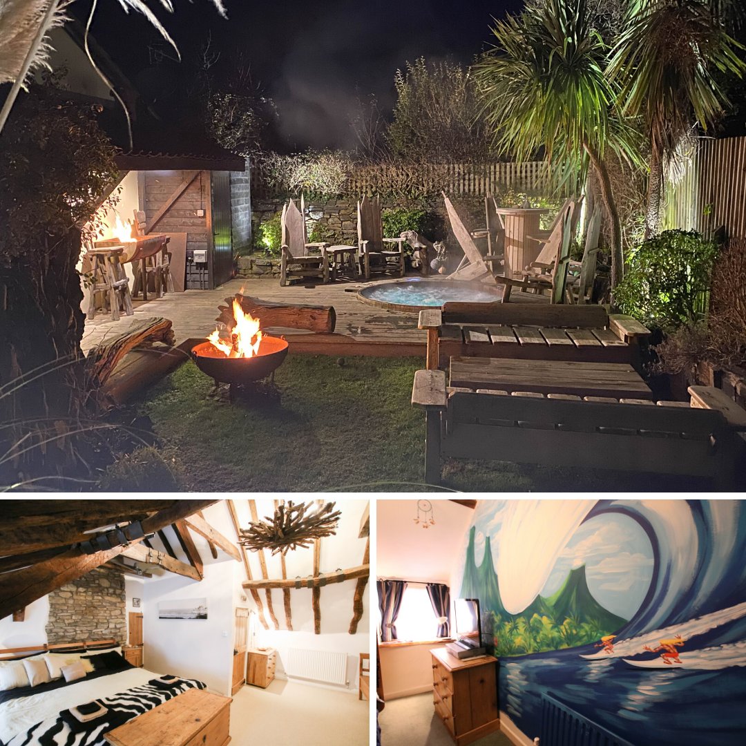 Ocean_Cottages's tweet photo. Chuggs Chill Out now has a 3D tour 😀 

Check out the amazing murals by local artist Steve P.P 🏄🌴

Availability for Easter 👍

https://t.co/FcvGd1sZtv https://t.co/qsZaWwBrdf