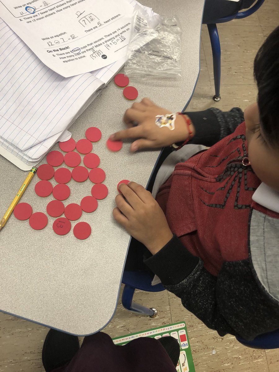 StefLujanNTN's tweet photo. PS152X’s 1st graders know how to make SMP 1 and SMP 5 evident. #stations #ELLs #intervisitation #solvingwordproblems @CS152BXNYC @NTNMATH https://t.co/OOmGqE4rpG