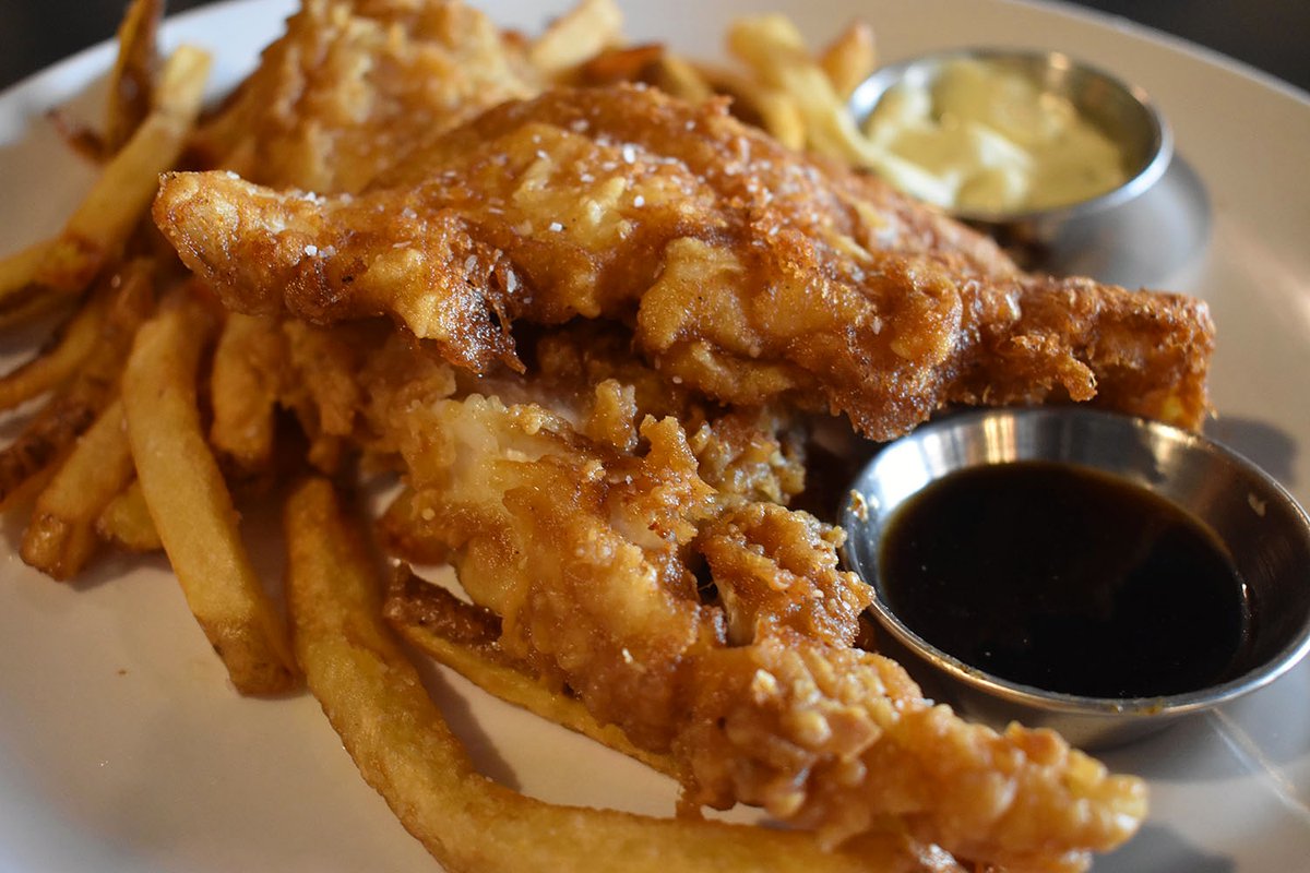 Our dreams have finally come true... ✨  Our highly anticipated FISH &amp; CHIPS is officially available on the NEW lunch menu (along with tons of other exciting new items)!!  ⁣
⁣
This one is a MUST TRY. ⁣🙌 
⁣
 #visitasheville  ⁣#ashevillefoodie #ashevillenc
