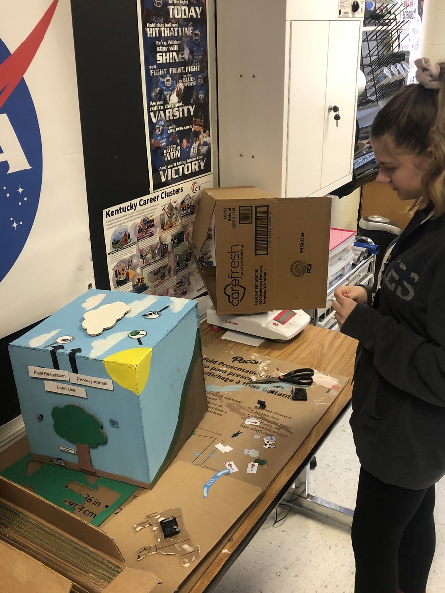 arosenSTEAM's tweet photo. Student choice, learning while doing through board game, song, video and journal writing creations to show understanding of carbon cycle in @STEAMhigh Intro to Biology https://t.co/pidAGPrVV0