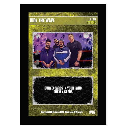 SRGDiscussion's tweet photo. Sometimes you just have to Ride The Wave. #WrestlingCardGame #TCG #CCG #TooSweet 
https://t.co/uscjGQAqEt https://t.co/zngqURXZr0