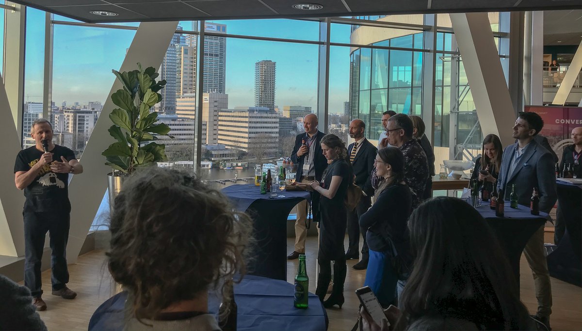 swiftcomplyuk's tweet photo. Here's @thomaspcurran performing his famous fatberg-themed stand-up comedy act. There's no better way to wrap up the first day of the European FOG Summit than having a good laugh!
#FOG #FOGSummit #euFOGSummit https://t.co/Sbjq42La8Y