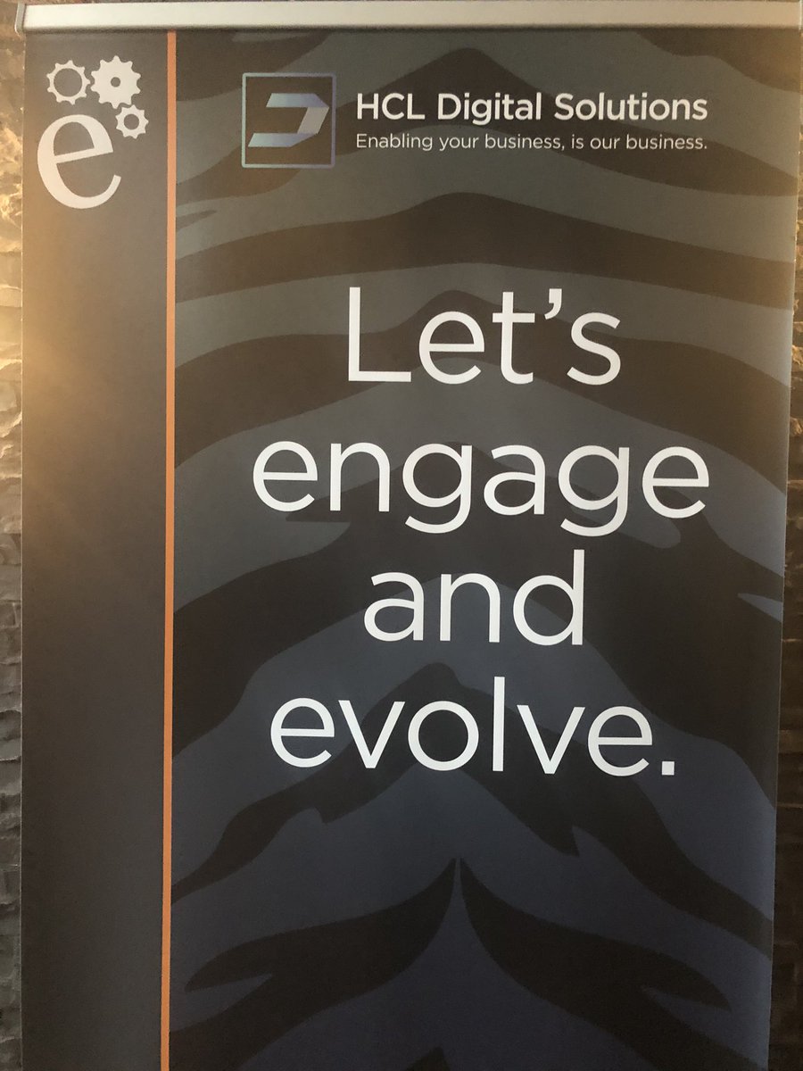 ginni5's tweet image. Engage and Evolve - a Golden Rule! @engageug #HCLSametime