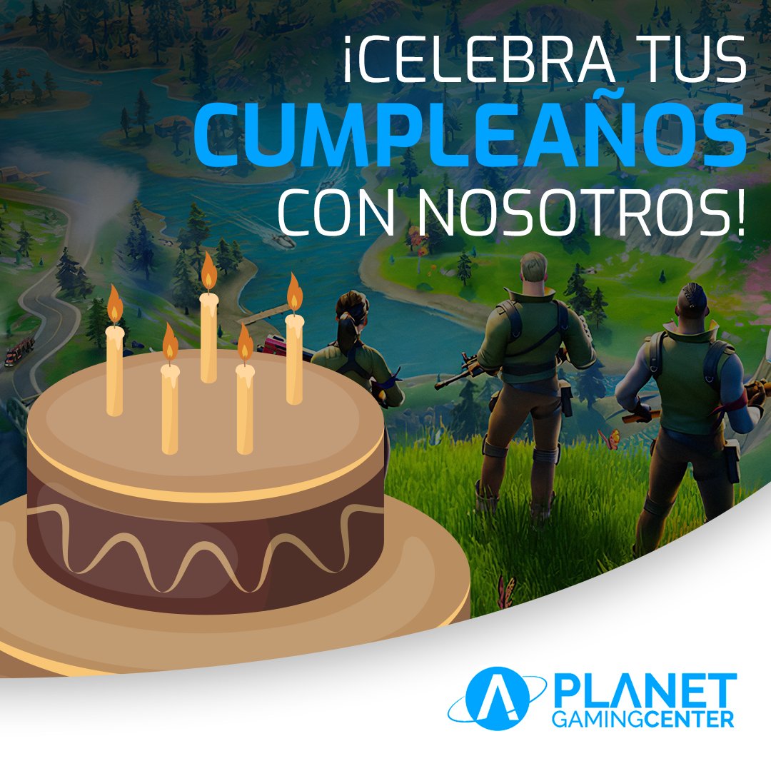 Planetgamingce's tweet photo. ¡Celebra tu cumpleaños con nosotros! Pásalo en grande en @planetgamingce con tus amigos, jugando, comiendo y divirtiéndote en el mejor centro gaming de toda la provincia.

➡ https://t.co/2lZHykiY8X
📍 C/ Doctor Fleming, 3, #Elche https://t.co/6tnYoCDSH9