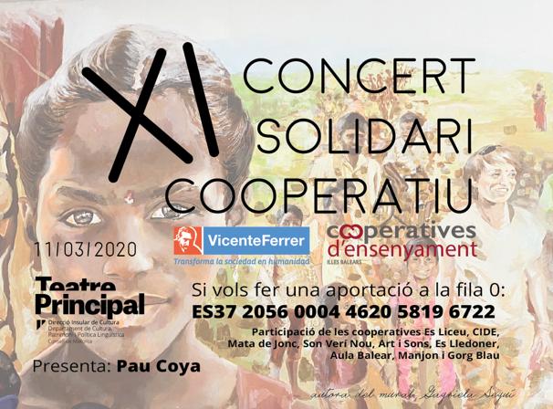 uctaib's tweet photo. Per motius d’agenda no pots assistir al XI Concert Solidari de les cooperatives d’ensenyament. No perdis l'oportunitat de
Solidaritza’t amb la @FVICENTEFERRER  a través de la nostra FILA ZERO
 Més informació en aquest enllaç
https://t.co/0z3mL1EN89 https://t.co/KdiRgmV3HR