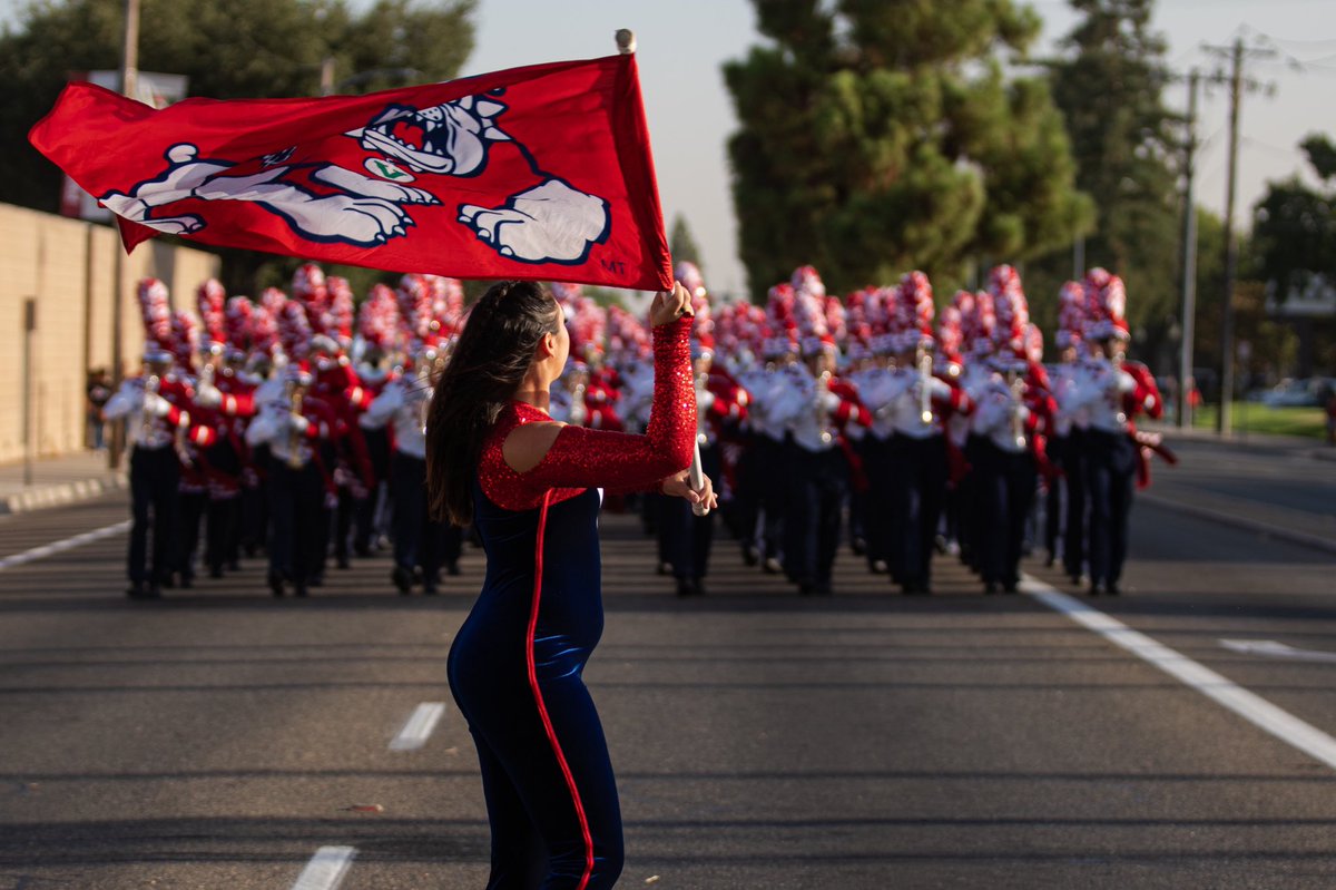 FSBMB's tweet photo. Happy March Fourth from the Bulldog Marching Band! #fsbmb https://t.co/1bHpefvd2N