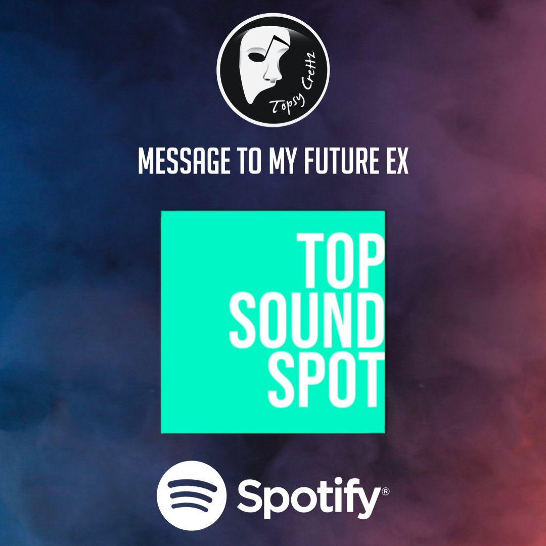 Topsy_Crettz's tweet photo. HitSpot just added our brand new single to their 'Top sound Spot' playlist! 🙌 @Spotify users check it out! 

🔊 Listen to the playlist here: https://t.co/3PwoZiLwbb
🔮 Listen to our music: https://t.co/lL7zHflEmM 

#TopsyCrettz #MessageToMyFutureEx #DeepHouse #HouseMusic https://t.co/kuuCfvgXRM
